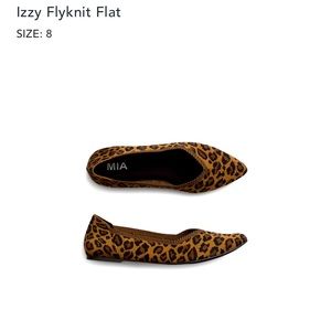 MIA Izzy Flyknit Leopard Flat